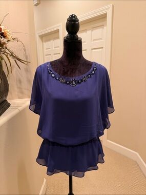 Vintage J.R. Nites by Carol Lin Blouse